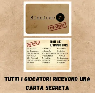 L'Impostore Gioco da Tavolo