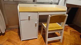Escritorio infantil con silla