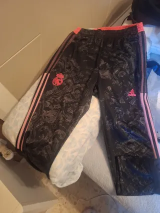 Chándal Adidas Negro y Rosa