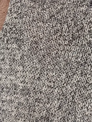 Camiseta punto Zara mujer gris