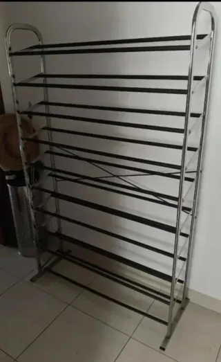 Zapatero Metálico 10 Niveles | 50 Pares