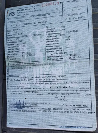 Toyota Land Cruiser 100 2000