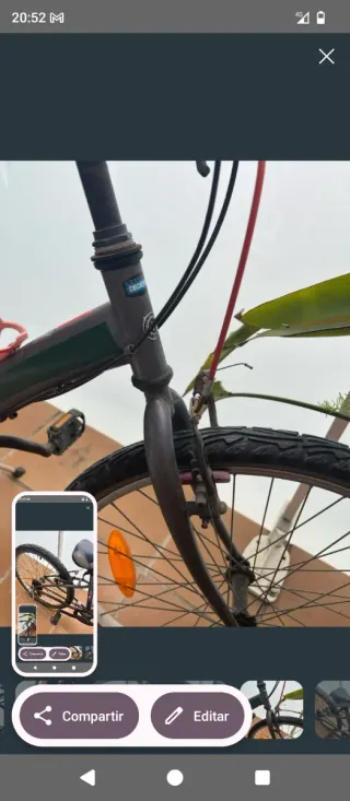 Bicicleta de montaña de chica, 24 pulgadas.