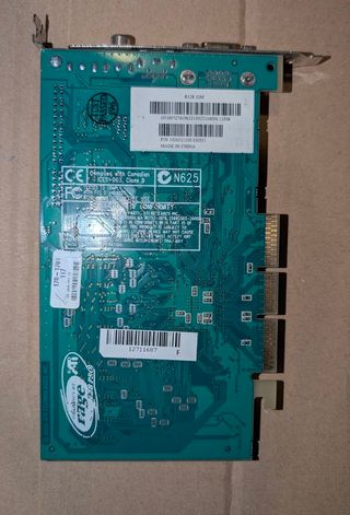 Tarjeta gráfica AGP retro 32/64 MB ATI Rage 128 PR