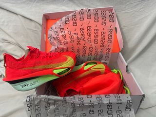 Nike Alphafly 3 Coral y amarillo