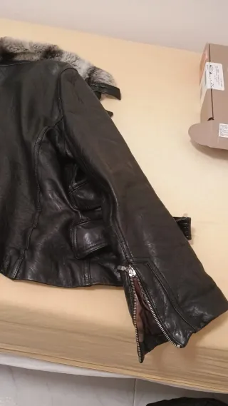 Giubbino in vera pelle vintage