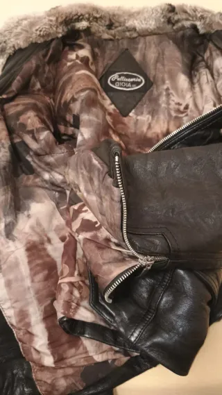 Giubbino in vera pelle vintage