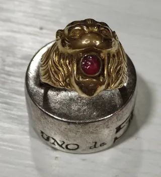 Soporte Anillo Uno de 50 Plata