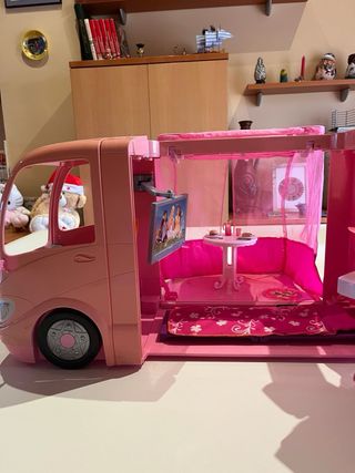 Casa de Muñecas Barbie Rosa