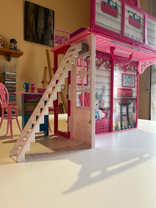 Casa de Muñecas Barbie Rosa