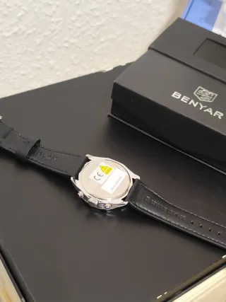 Reloj BENYAR Hombre Negro/Plata