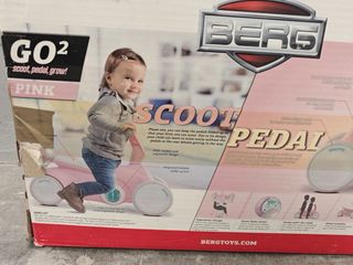 Moto 3 ruedas BERG rosa