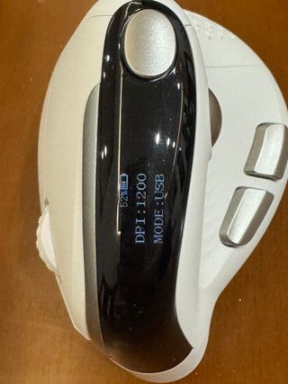 Ratón Vertical Ergonómico Gaming DELUX M618XSD