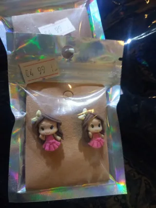 Pendientes Princesa Hechos a Mano