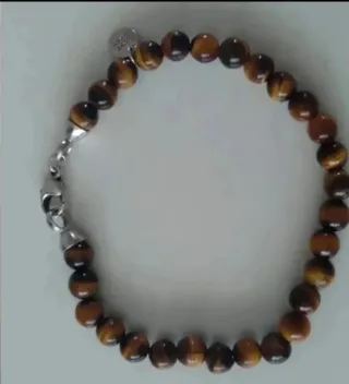 Pulseras plata ley y piedras naturales