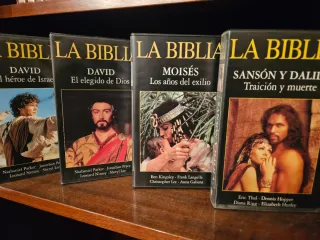 Lote 4 Películas VHS La Biblia