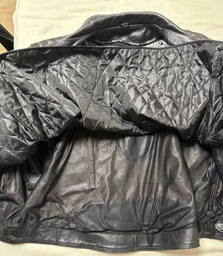 Iguana Custom, chupa de piel 9XL con protecciones