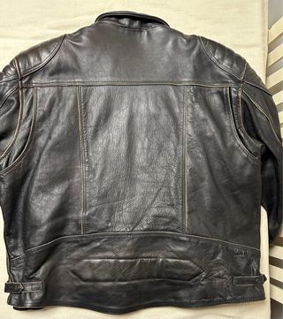 Iguana Custom, chupa de piel 9XL con protecciones