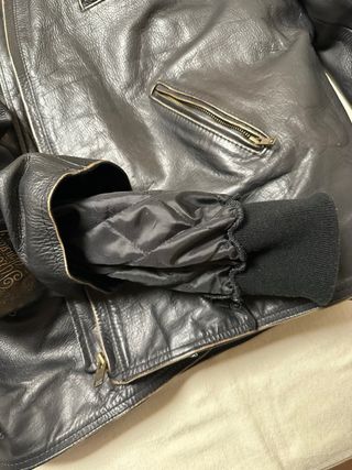 Iguana Custom, chupa de piel 9XL con protecciones