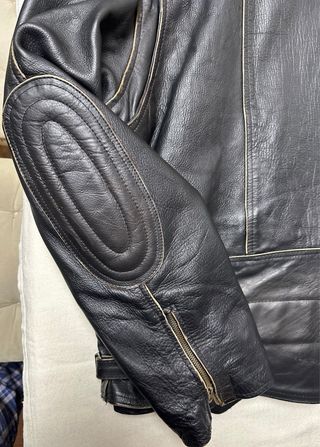 Iguana Custom, chupa de piel 9XL con protecciones