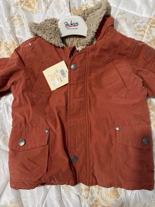 Parka bimbo Grain de blé 6 mesi