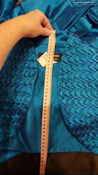 Vestido de fiesta azul talla 44
