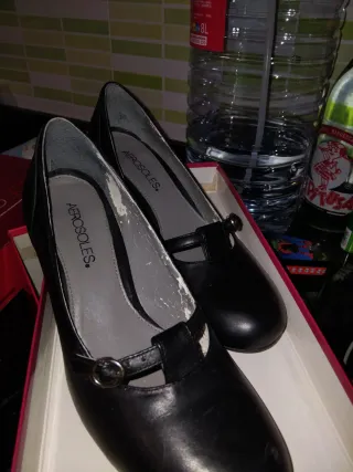 Zapatos Aerosoles Negros Mujer