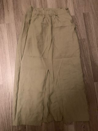 Conjunto Camisa Manga Corta y Falda Verde