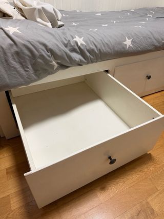 Cama Diván IKEA HEMNES Blanca