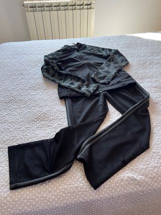 Chándal Adidas Talla M Negro/Gris