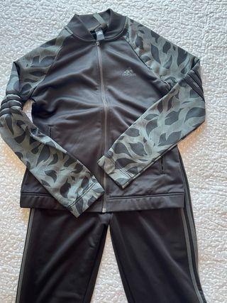 Chándal Adidas Talla M Negro/Gris