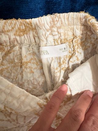 Conjunto Zara Top y Pantalón Estampado