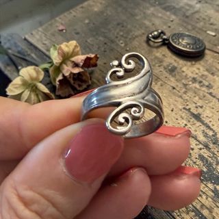 Anello Argento 925 Volute Liberty