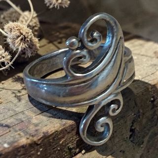 Anello Argento 925 Volute Liberty