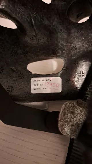 Casco bici bianco e argento