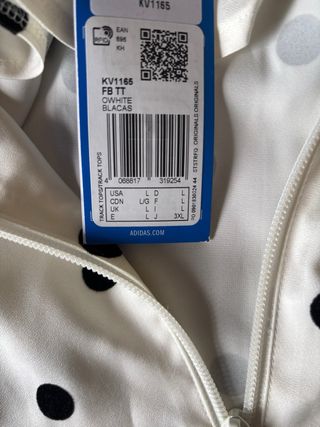 Adidas sudadera Satin Polka Dots TT- L