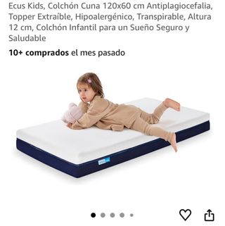 Colchón Ecus Kids Cuna 120x60 cm