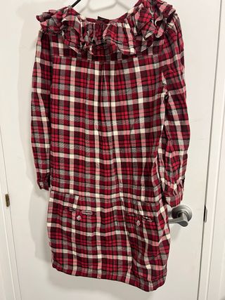 Vestido Juicy Couture cuadros tartán rojo