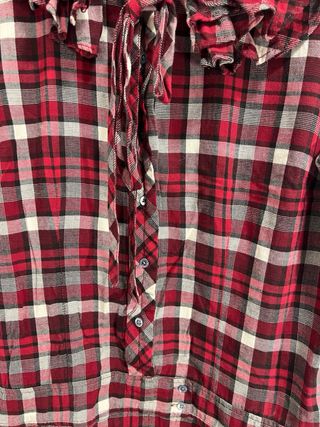 Vestido Juicy Couture cuadros tartán rojo