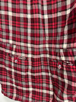 Vestido Juicy Couture cuadros tartán rojo