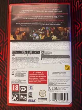 Yakuza Kiwami Nintendo Switch 2