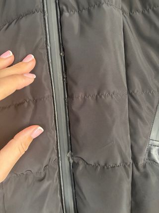 Abrigo Karl Lagerfeld Negro Mujer