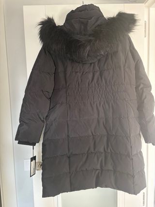 Abrigo Karl Lagerfeld Negro Mujer