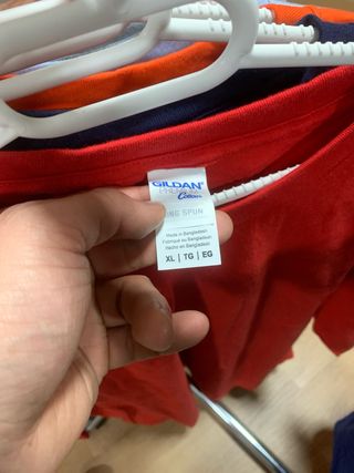 Lote 5 Camisetas unisex Talla XL