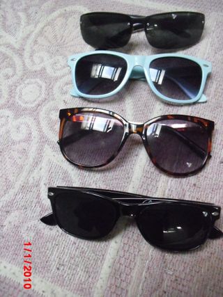 4 gafas de sol x 2€ cada foto