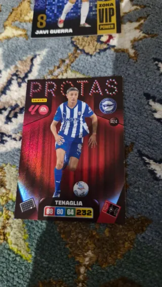 Cromo de fútbol Panini Protas Tenaglia