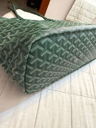 Bolso Goyard Verde y Blanco