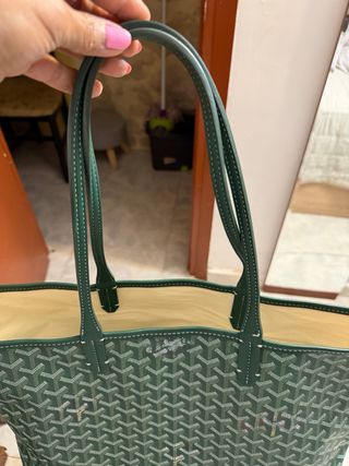 Bolso Goyard Verde y Blanco