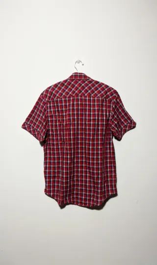 Camisa Timberland de manga corta de cuadros