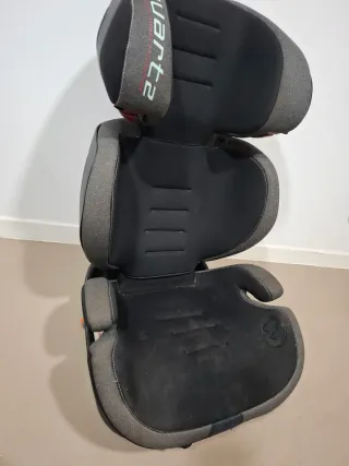 Silla coche Quartz gris y negro grupo 2-3 isofix